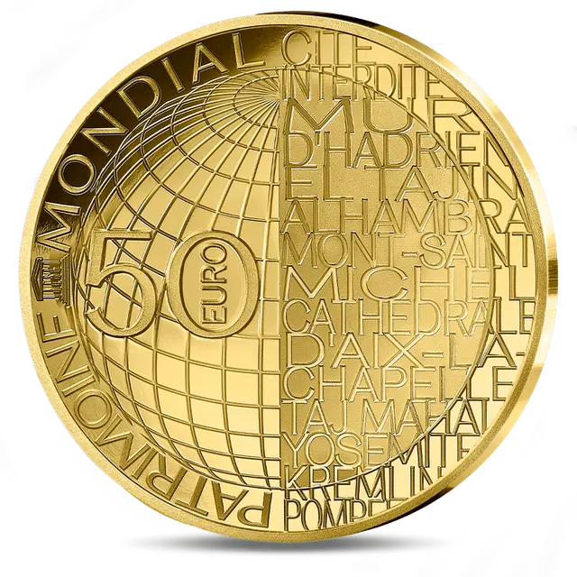 1/4 once Pièce d’Or - Unesco Colisée Proof 2025