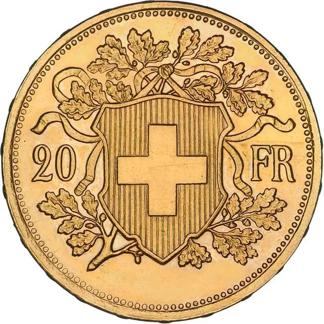 20 Francs Suisse Pièce d'Or - Vreneli Helvetia - Années Mixtes