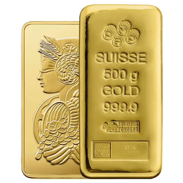 500 grammes Lingot d'Or - Sélection aléatoire