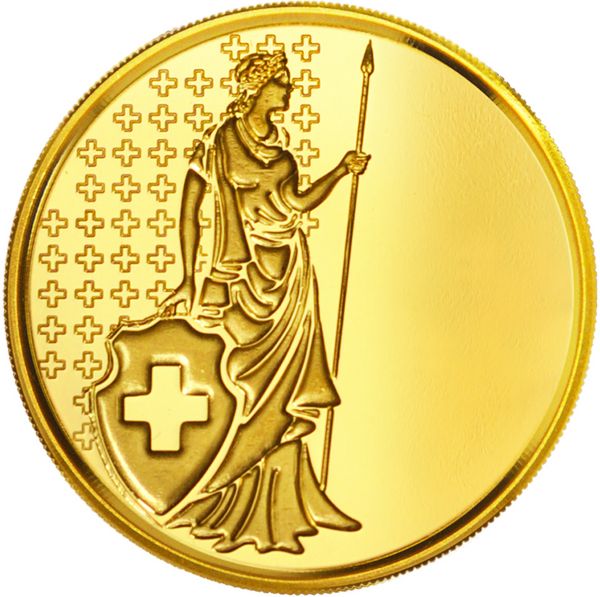 1 once d'or Suisse « HELVETIA »