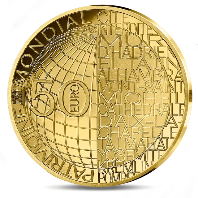 1/4 once Pièce d’Or - Unesco Notre Dame Proof 2025