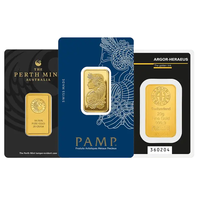 20 grammes Lingotin d'Or - Sélection aléatoire