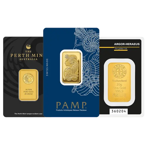 20 grammes Lingotin d'Or - Sélection aléatoire