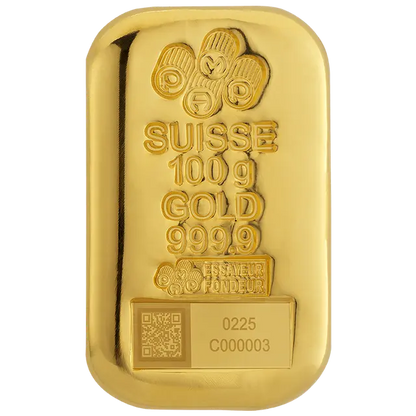 100 grammes Lingot d'Or - PAMP Suisse - 2025 Design
