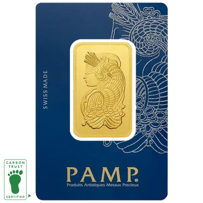1 once lingotin d'or - Neutre en Carbone - Lady Fortuna