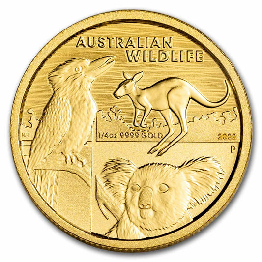 2022 Australie 1/4 Or Faune australienne BU