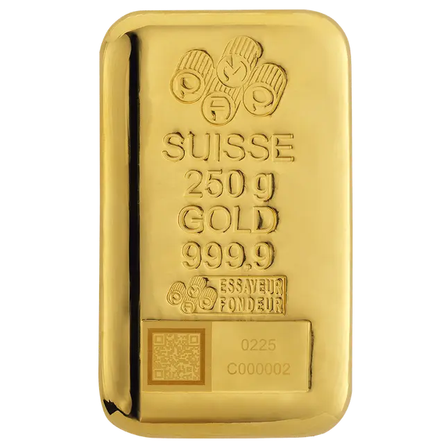 250 grammes Lingot d'Or - PAMP Suisse - 2025 Design