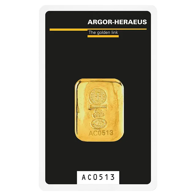 50 grammes Lingot d'Or - Argor-Heraeus