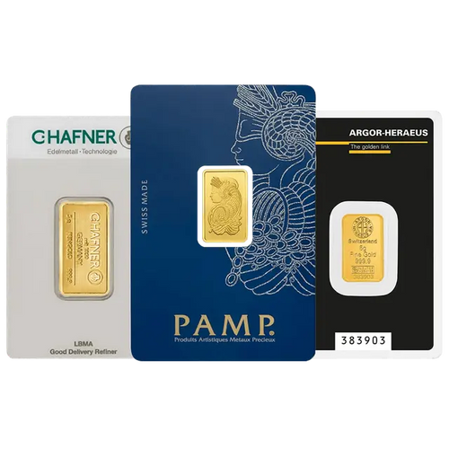 5 grammes Lingotin d'Or - Sélection aléatoire