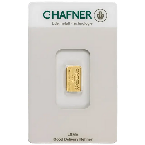 1 gramme Lingotin d'Or - C. Hafner