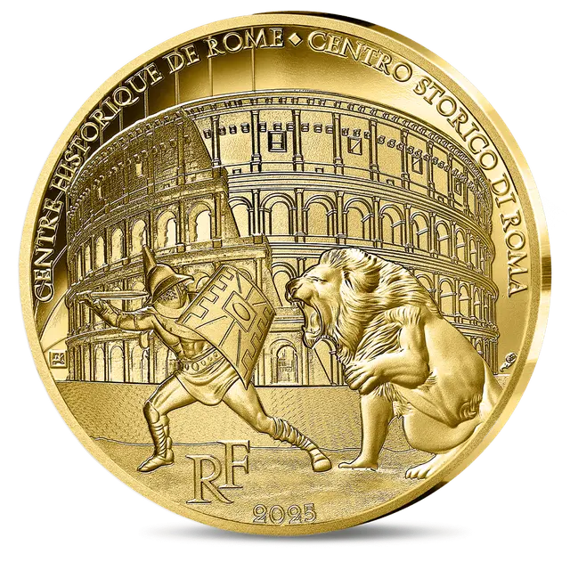 1/4 once Pièce d’Or - Unesco Colisée Proof 2025