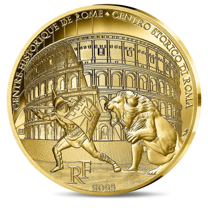 1/4 once Pièce d’Or - Unesco Colisée Proof 2025