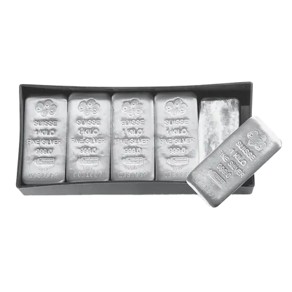 15x1 kg Lingot d'Argent Monster Box - PAMP Suisse