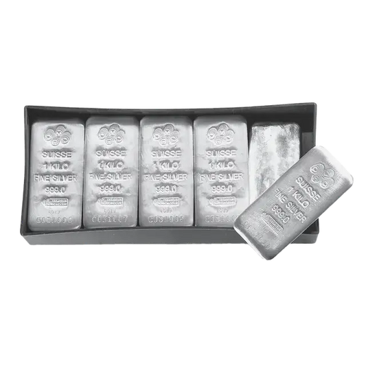 15x1 kg Lingot d'Argent Monster Box - PAMP Suisse