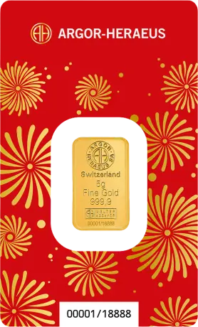 Lingot d'or de 5 g | Argor-Heraeus | Année du Cheval | 2026