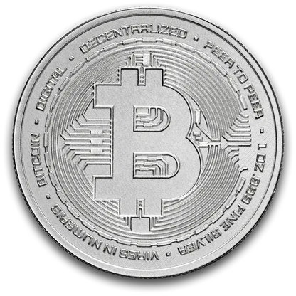 1 once Pièce d’Argent - 2025 Bitcoin