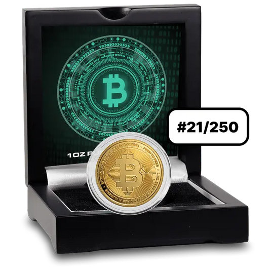 1 once Pièce d’Or - 2025 Bitcoin - certificat num. 21