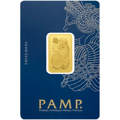 10 grammes lingotin d'or - PAMP Suisse Lady Fortuna