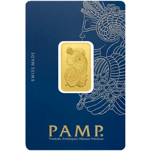 10 grammes lingotin d'or - PAMP Suisse Lady Fortuna