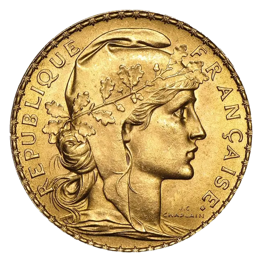20 Francs Pièce d'Or - Napoléon (Coq de Chaplain) - Années Mixtes