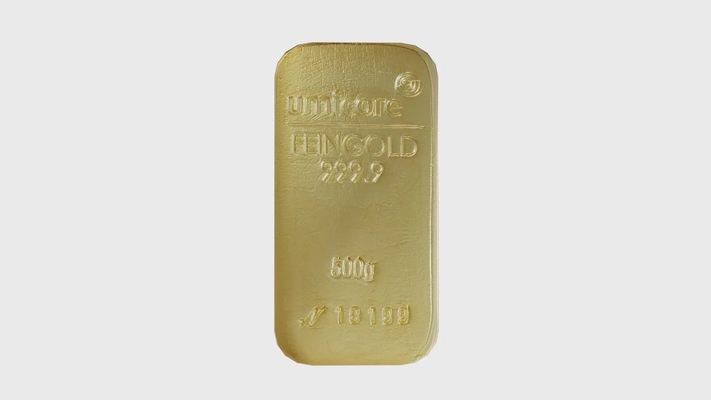 Lingot d'or 500g – LBMA