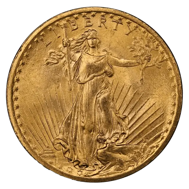 20 Dollars US Pièce d'Or - MS-63 NGC - St. Gaudens Double Eagle Années Mixtes