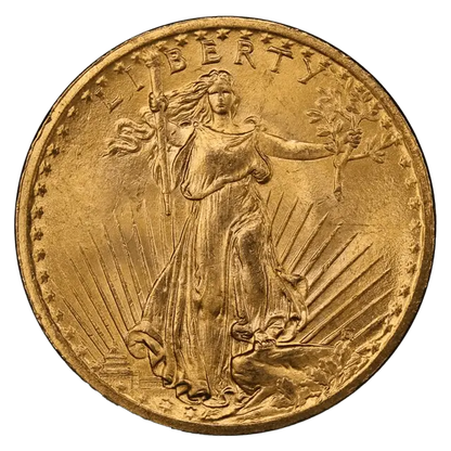 20 Dollars US Pièce d'Or - MS-63 NGC - St. Gaudens Double Eagle Années Mixtes