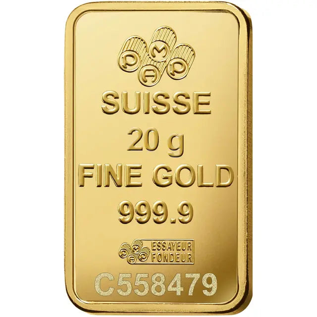 20 grammes lingotin d'or - PAMP Suisse Lady Fortuna
