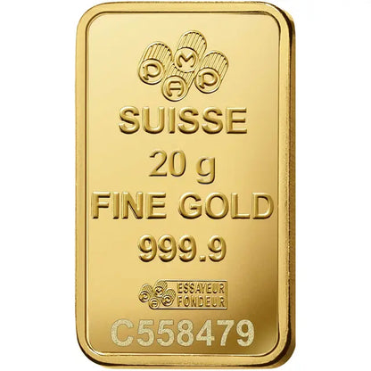 20 grammes lingotin d'or - PAMP Suisse Lady Fortuna