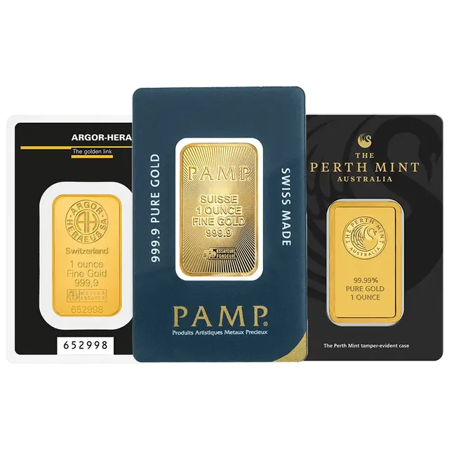 1 once Lingotin d'Or - Sélection aléatoire