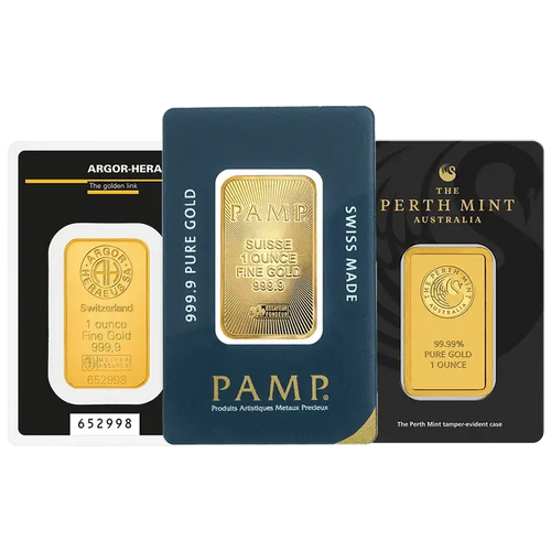 1 once Lingotin d'Or - Sélection aléatoire