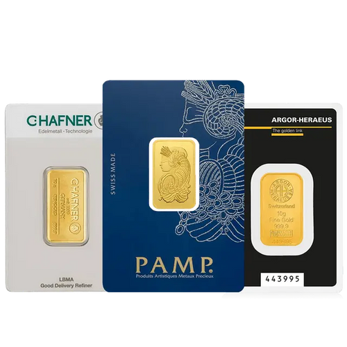 10 grammes Lingotin d'Or - Sélection aléatoire