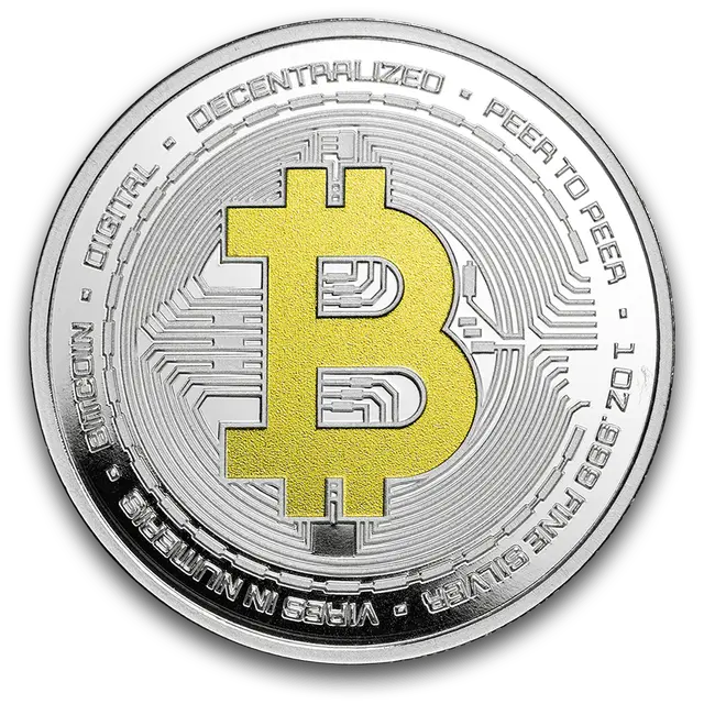 1 once Pièce d’Argent - 2025 Bitcoin Colorisée