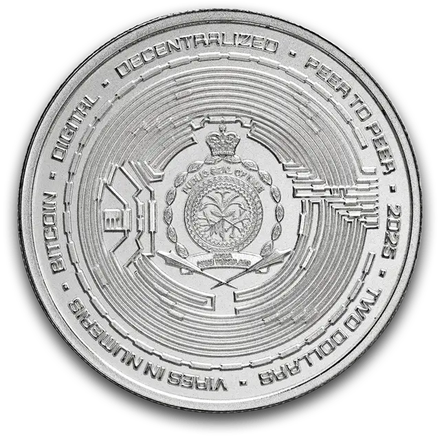 1 once Pièce d’Argent - MS-70 PCGS - 2025 Bitcoin