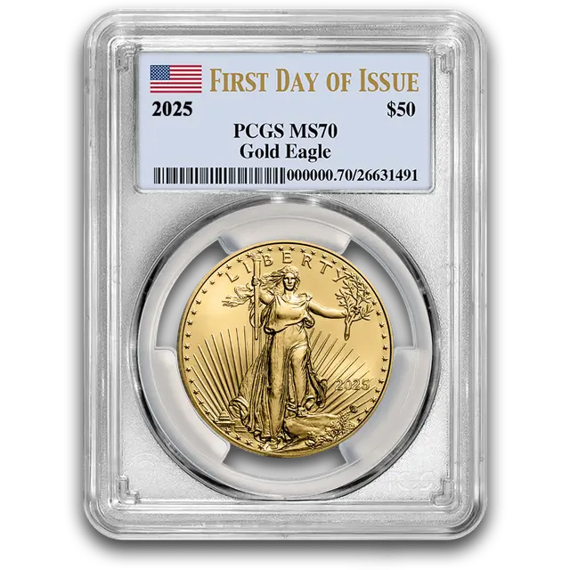 1 once Pièce d'Or - MS-70 PCGS - American Eagle 2025