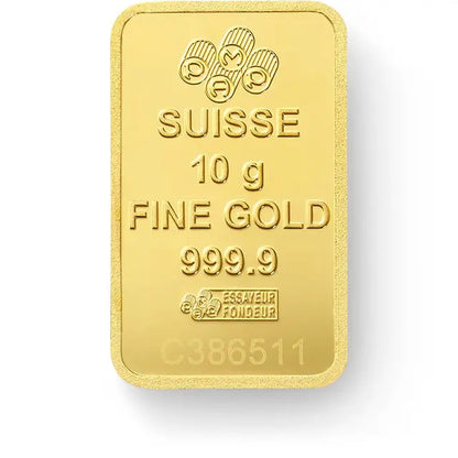 10 grammes lingotin d'or - PAMP Suisse Lady Fortuna