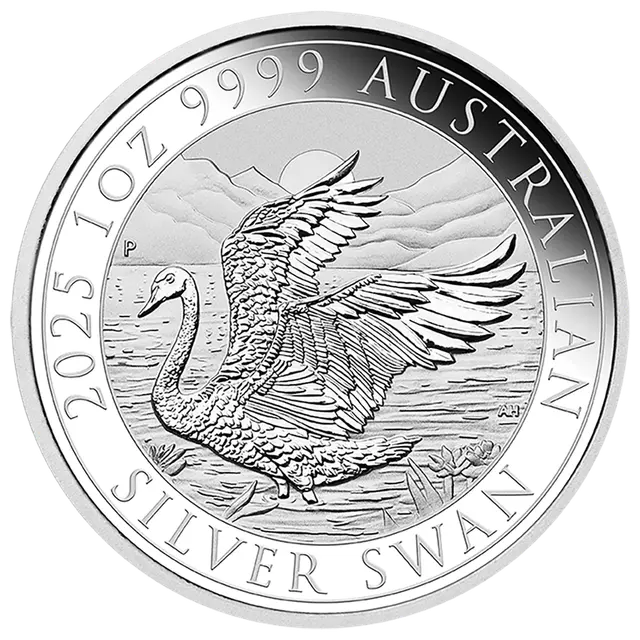 1 once Pièce d'Argent - MS-70 PCGS - Australian Swan 2025