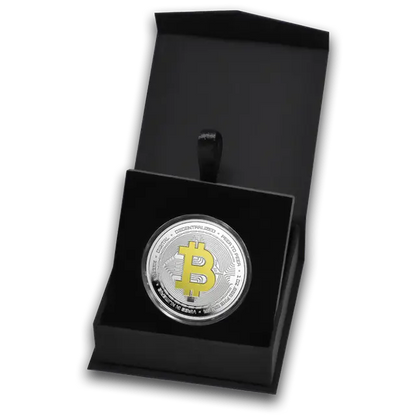 1 once Pièce d’Argent - 2025 Bitcoin Colorisée