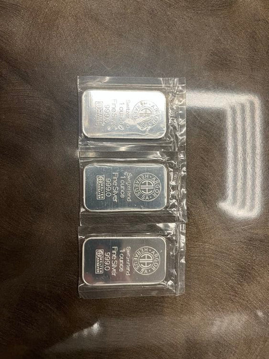 Assortiment de pièces et lingots d'argent, excellent état !