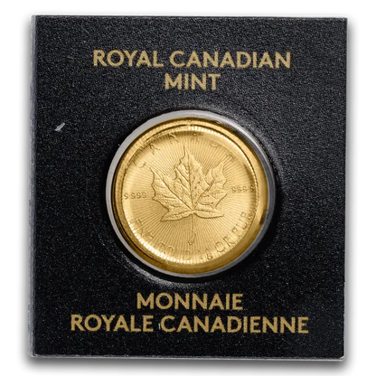 1 gramme Maplegram pièce d’Or - Maple Leaf (Années Mixtes)