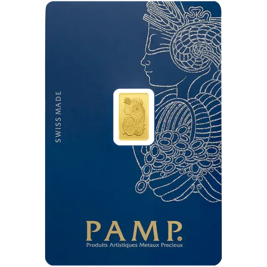1 gramme lingotin d'or - PAMP Suisse Lady Fortuna