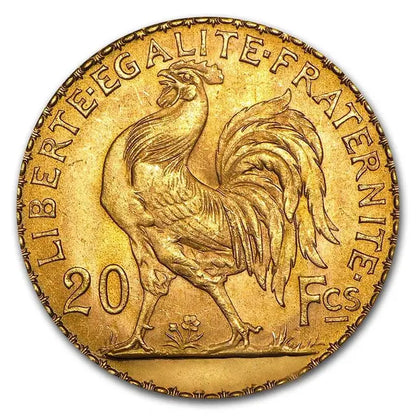 20 Francs Pièce d'Or - Napoléon (Coq de Chaplain) - Années Mixtes